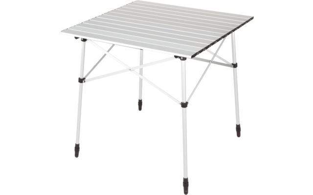 High Peak Camping Table Aluminum Sevilla Silver 70 x 70 cm