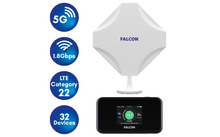 Falcon DIY 5G LTE portable internet window antenna with mobile 1800 Mbps 5G Cat 22 router