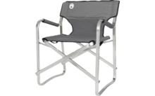 Coleman Deck Chair Folding Camping Chair Aluminium silver